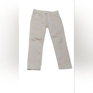 Levis Mens 514 White Denim Jeans Sz 33 X 30